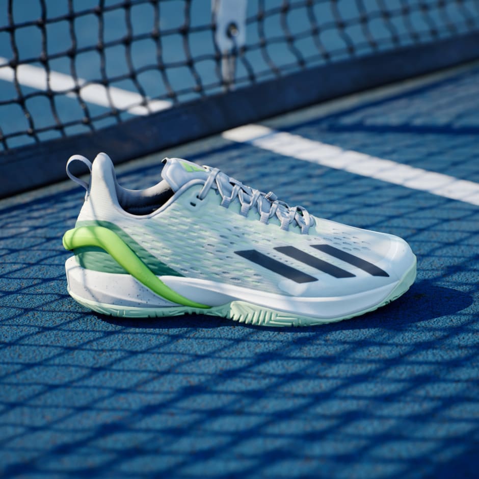 Men's Shoes - adizero Cybersonic Tennis Shoes - Green | adidas Kuwait