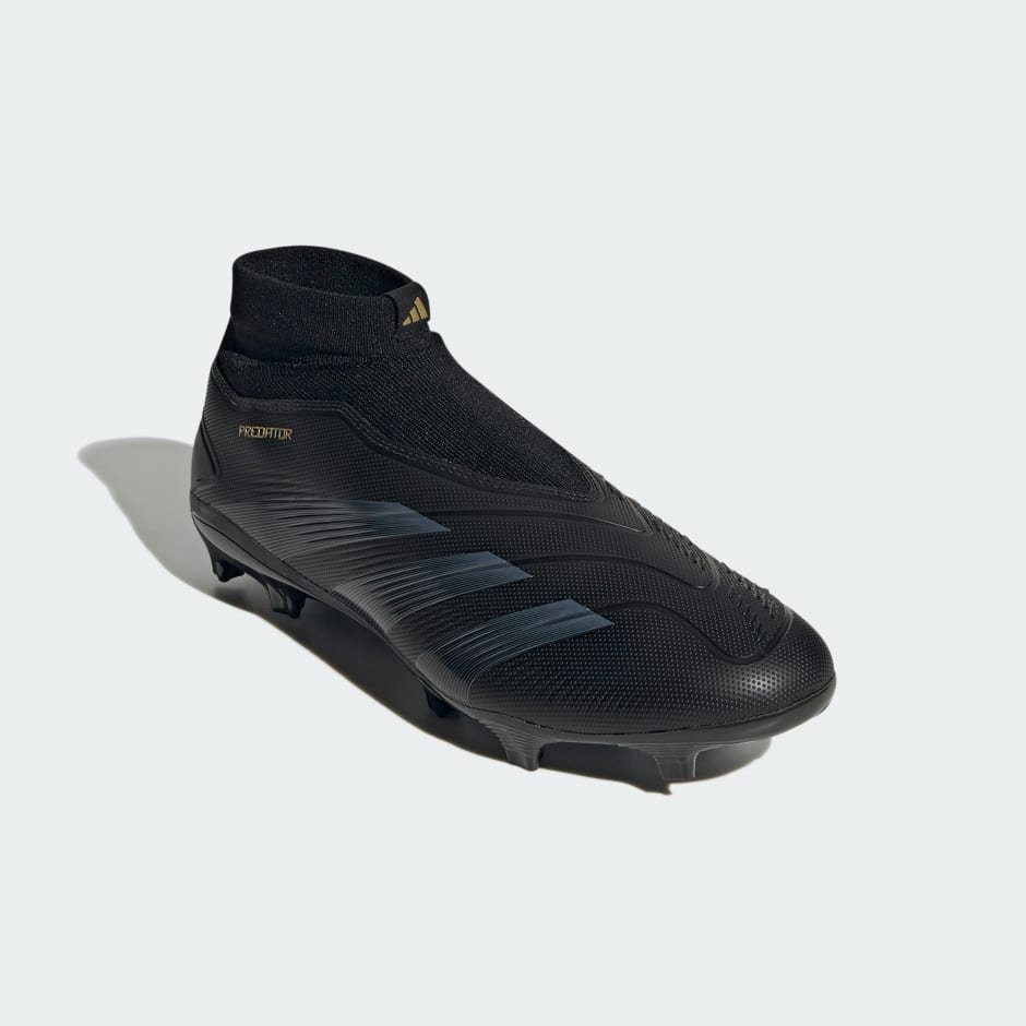 Ghete de fotbal Predator League fără șireturi pentru teren tare.