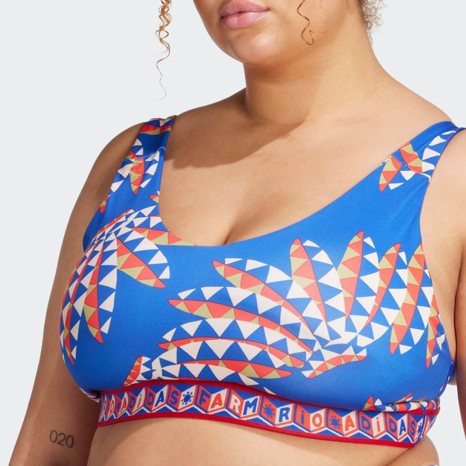 adidas x FARM Rio Medium-Support Bra (Plus Size)