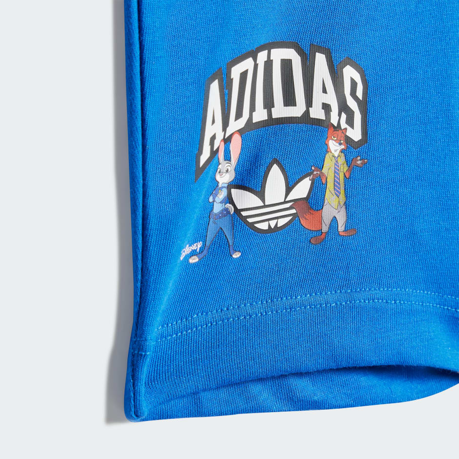 طقم تيشيرت نصف كم من أديداس Disney للأطفال