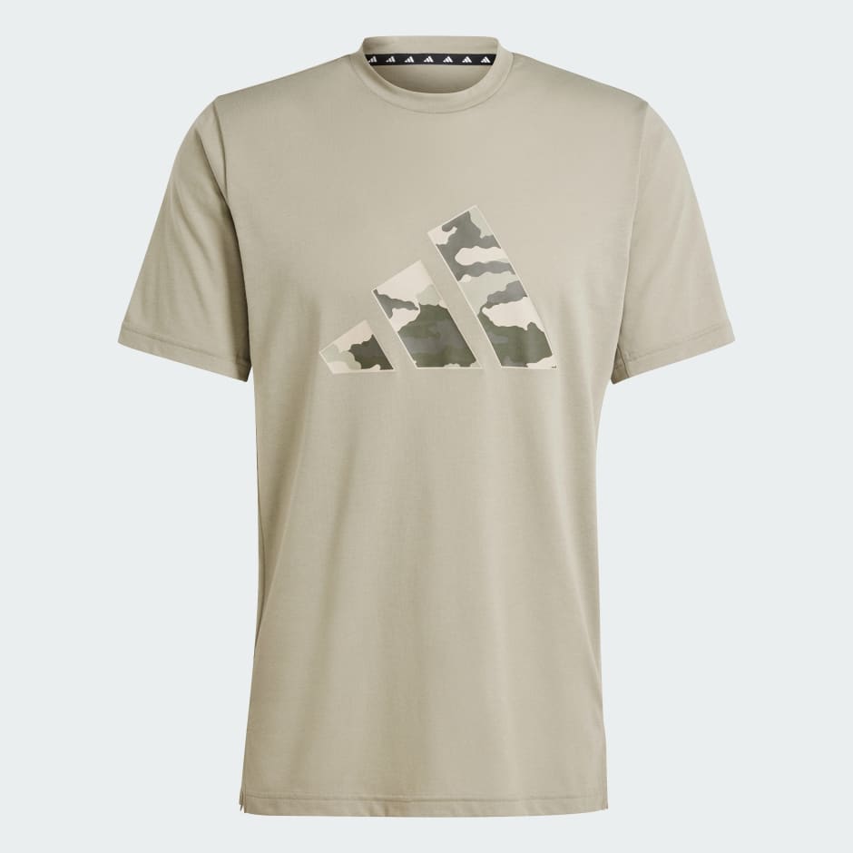 Train Essentials Camo Graphic Logo Tee