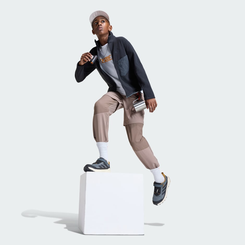 Dječja jakna od flisa s patentnim zatvaračem cijelom duljinom Terrex Multi