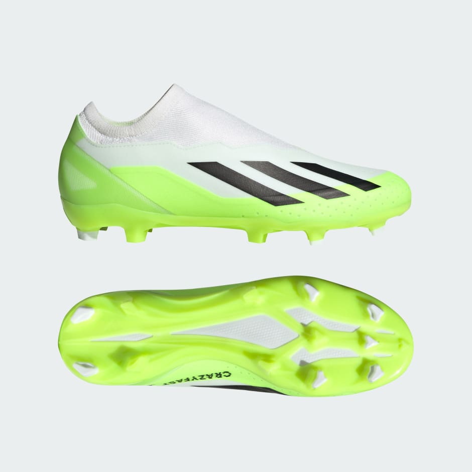 Por Desafortunadamente Fusión Shoes - X CRAZYFAST.3 LL FG - White | adidas Oman