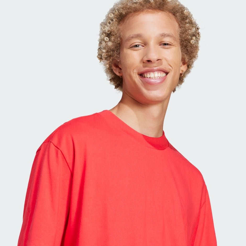 Essentials Loose Fit 3 Bar Logo Tee