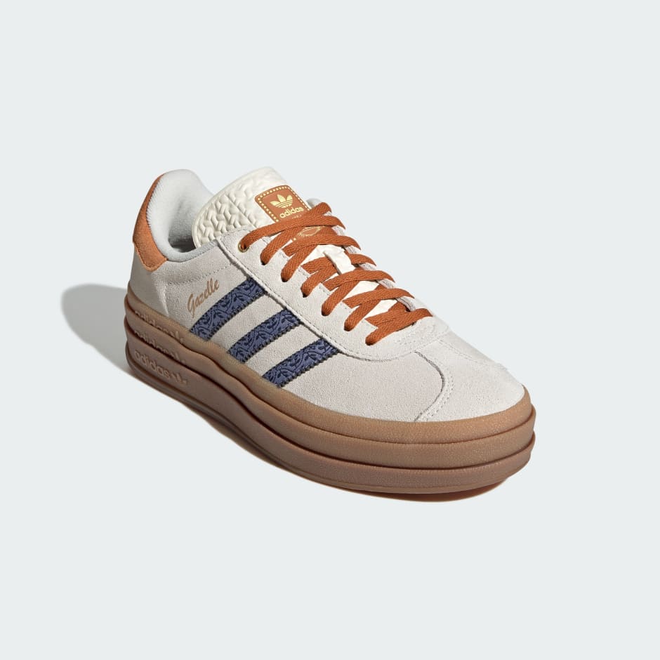 Gazelle Bold Shoes - White | adidas Hong Kong