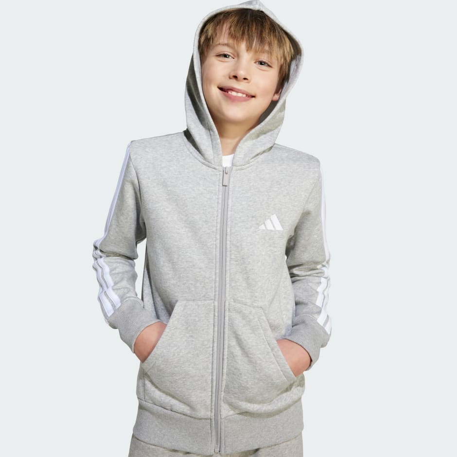 Dječja majica s kapuljačom i patentnim zatvaračem cijelom duljinom Essentials