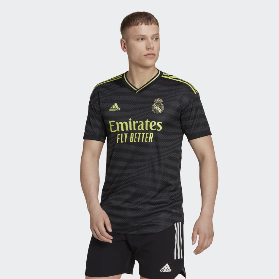 Men's Clothing - Real Madrid 22/23 Third Authentic Jersey - Black