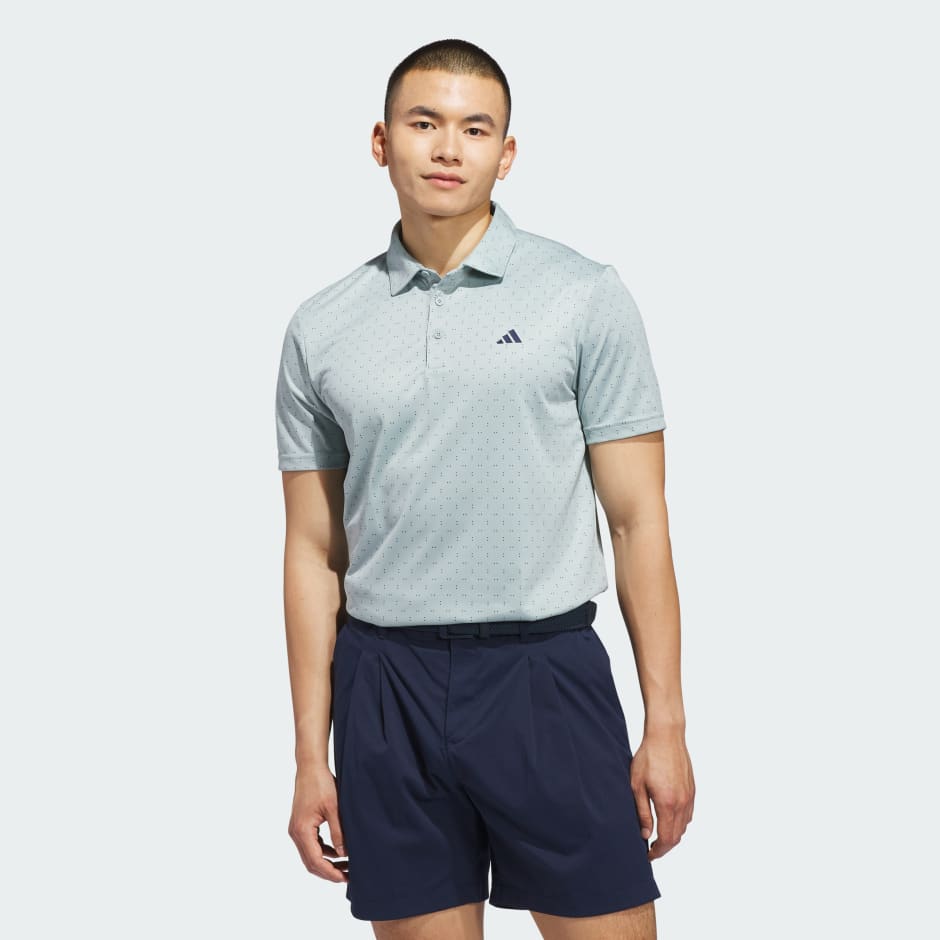 PERFORMANCE TEXTURED PRINT POLO SHIRT