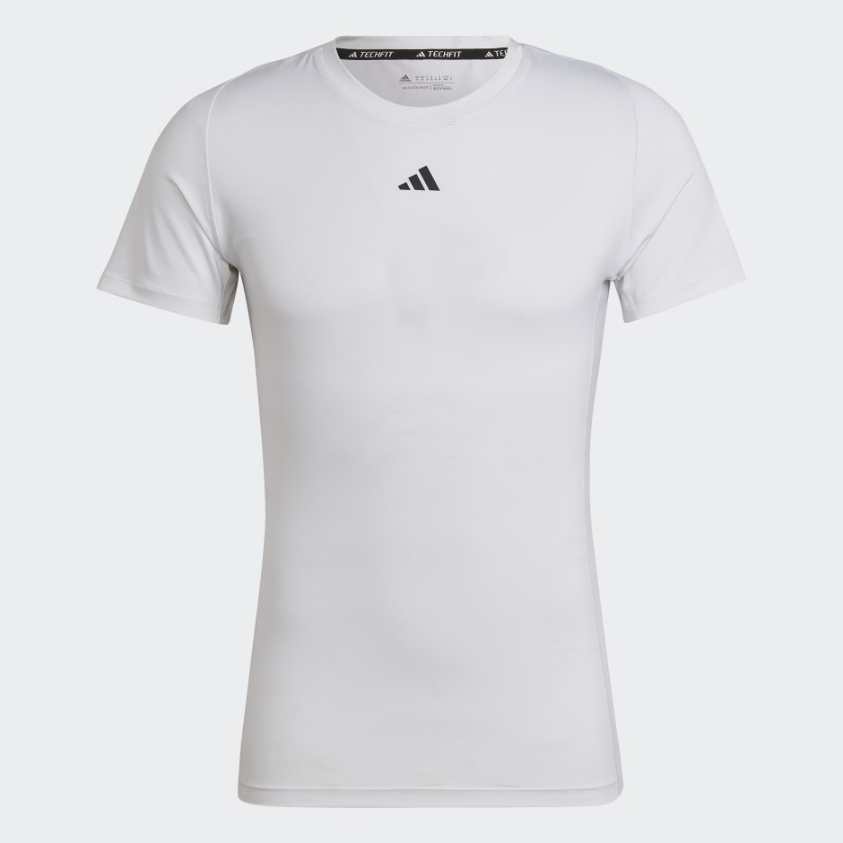 adidas Techfit Training Tee - White | adidas UAE