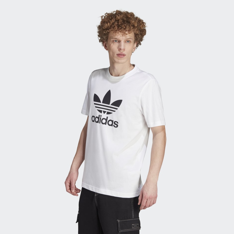 adidas Adicolor Classics Trefoil Tee - White | adidas GH | Sport-T-Shirts