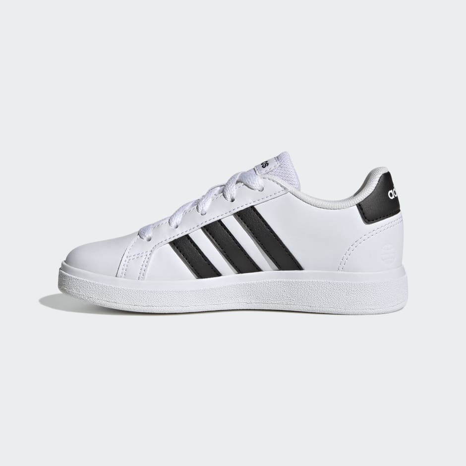 Shoes - Grand Court Lifestyle Tennis Lace-Up Shoes - White | adidas ...