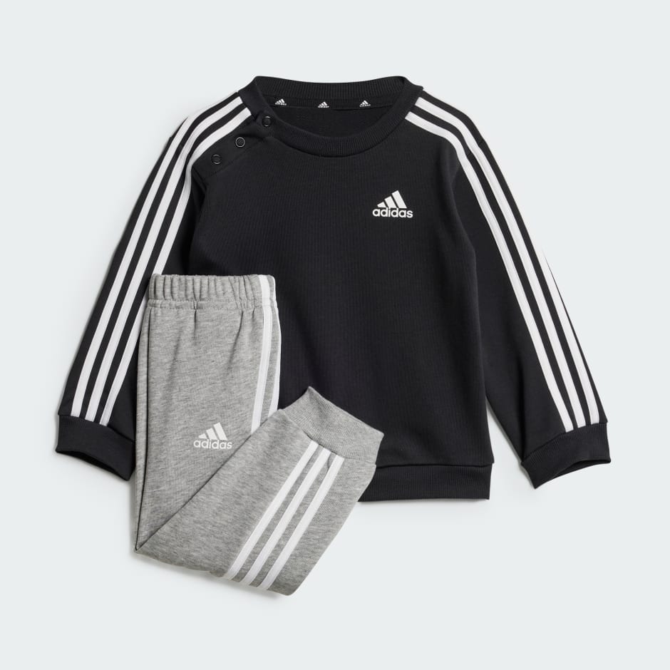 Essentials 3 Stripes Jogger Set Kids