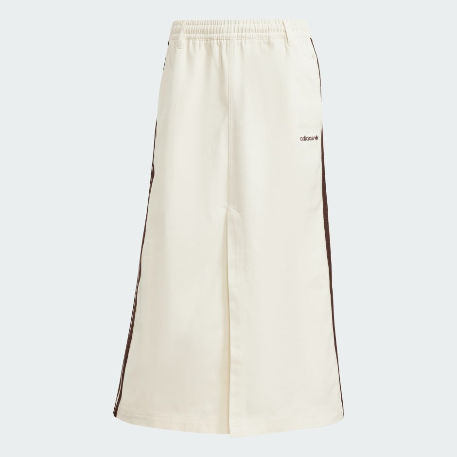 Cotton Twill Midi Skirt