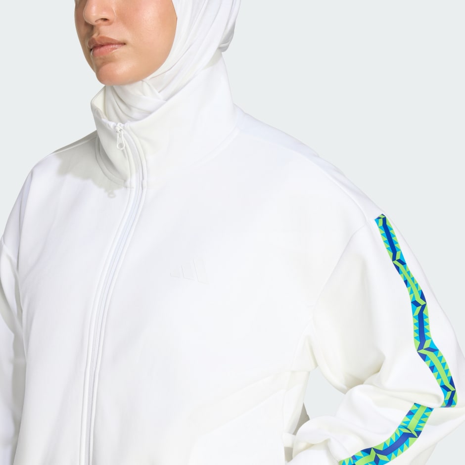 SOFT LUX LOOSE FULL-ZIP Track Top