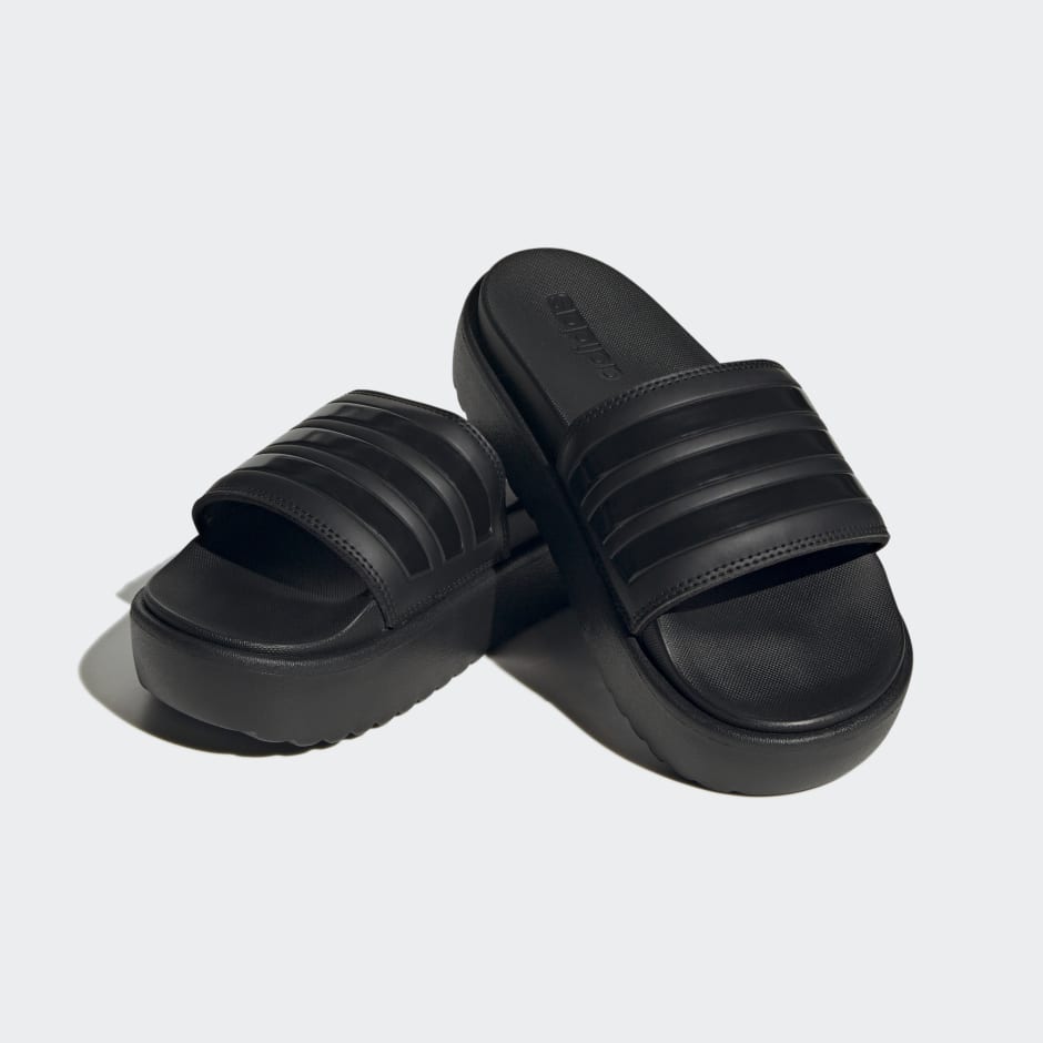 All products - Adilette Platform Slides - Black | adidas South Africa