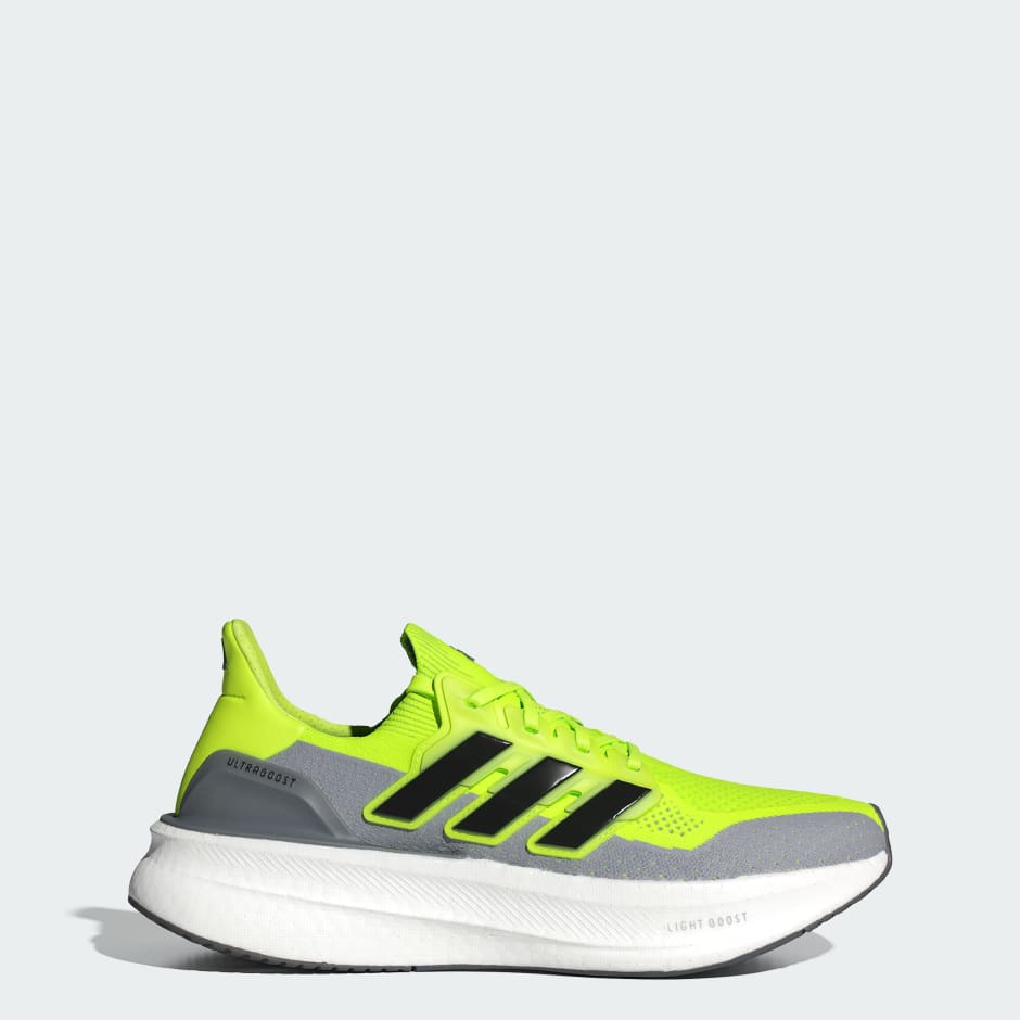 Adidas Running Ultraboost 5 trainers in green and white Yellow