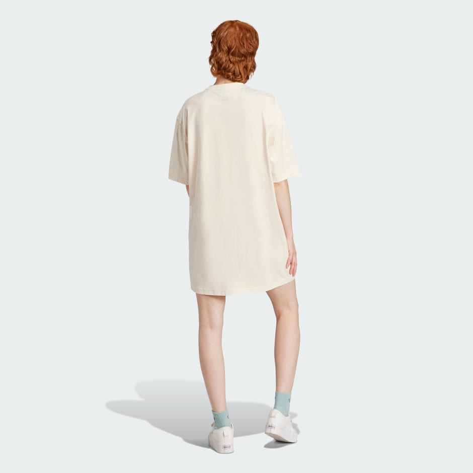 Clothing - Tee Dress - White | adidas South Africa