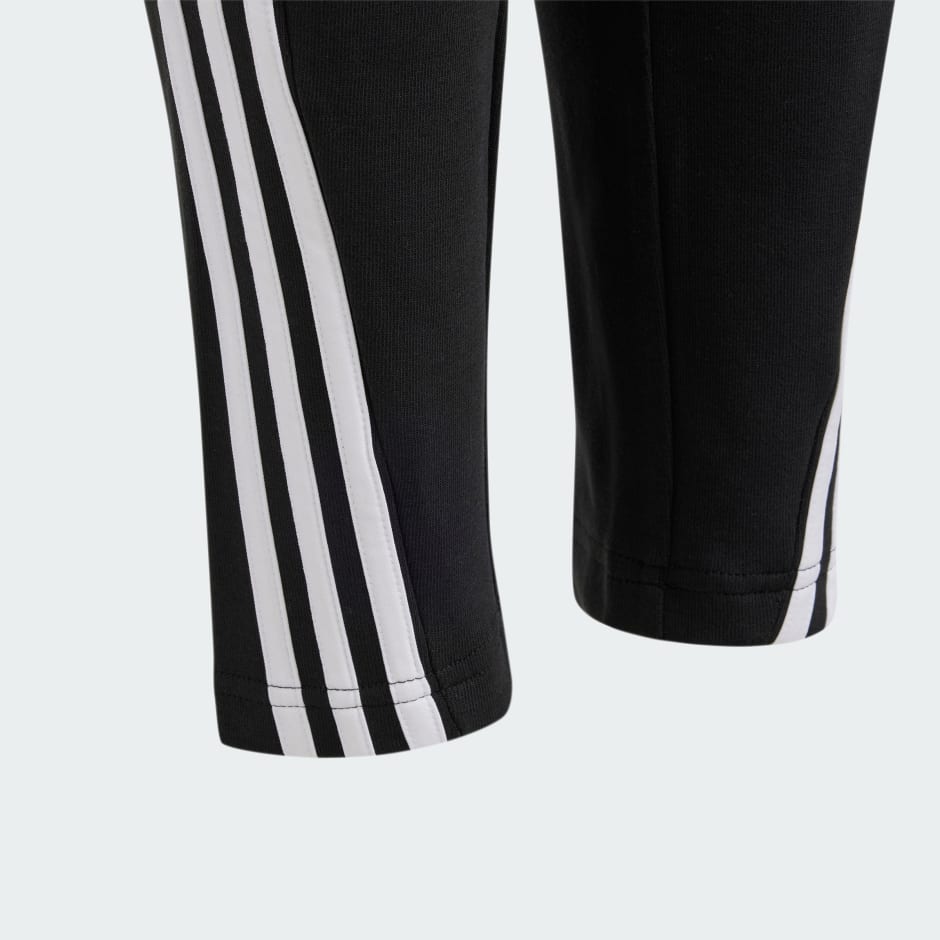 Clothing - Future Icons 3-Stripes Ankle-Length Pants - Black | adidas ...