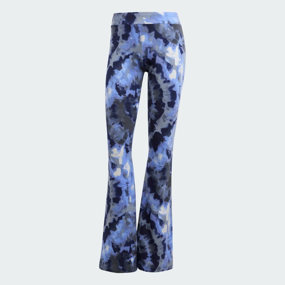 Tie-Dyed Flared Pants