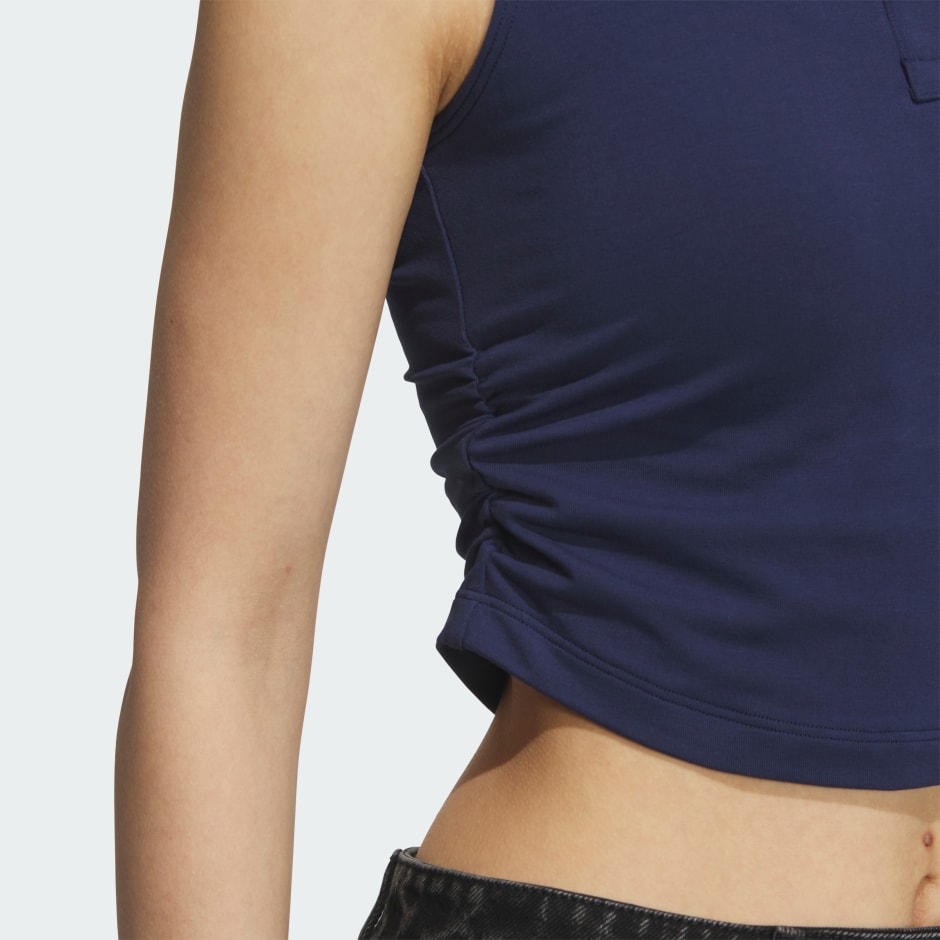 新品M Adidas ポロ タンクトップ レディース KE3893 Polo Padded Tank Top - Blue | adidas Hong Kong