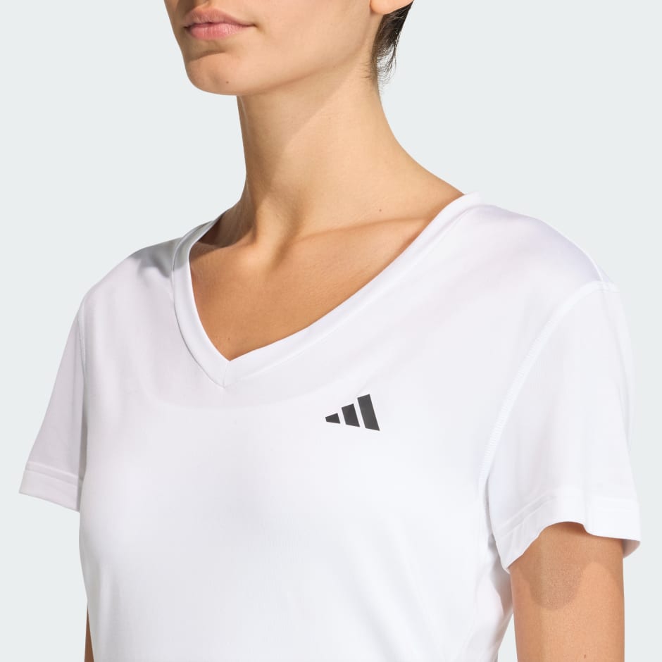 Tricou cu guler in V Workout Essentials