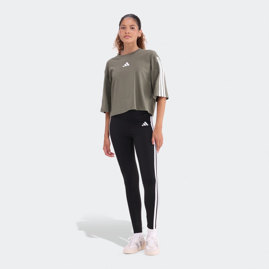 Essentials 3-Stripes Cotton Loose T-Shirt