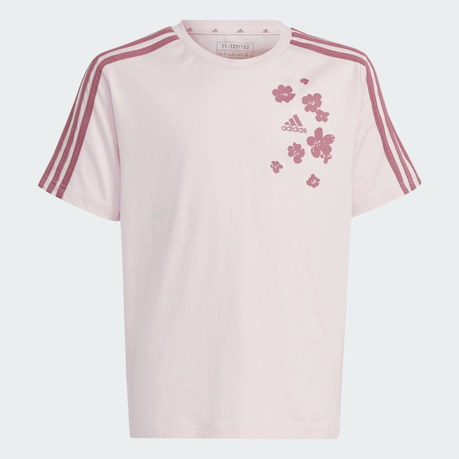 Kids Clothing Essentials Printed Tee Kids Pink adidas Bahrain