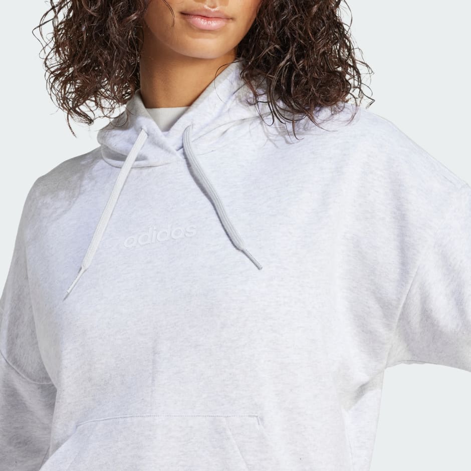 Majica od frotira s kapuljačom Essentials Linear