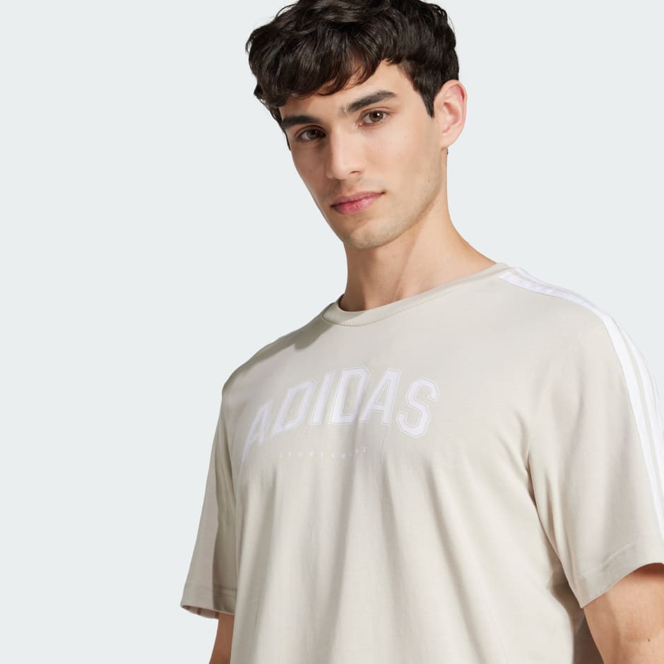 Codes Collegiate Linear Graphic Tee
