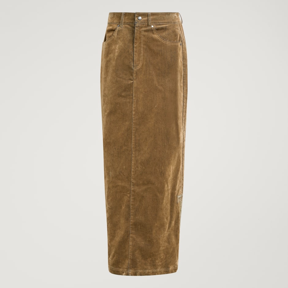 Maksi suknja Adibreak od četkanog kepera