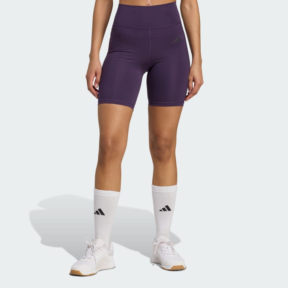 Optim&eacute; Essentials Stash Pocket 7-Inch Short Leggings