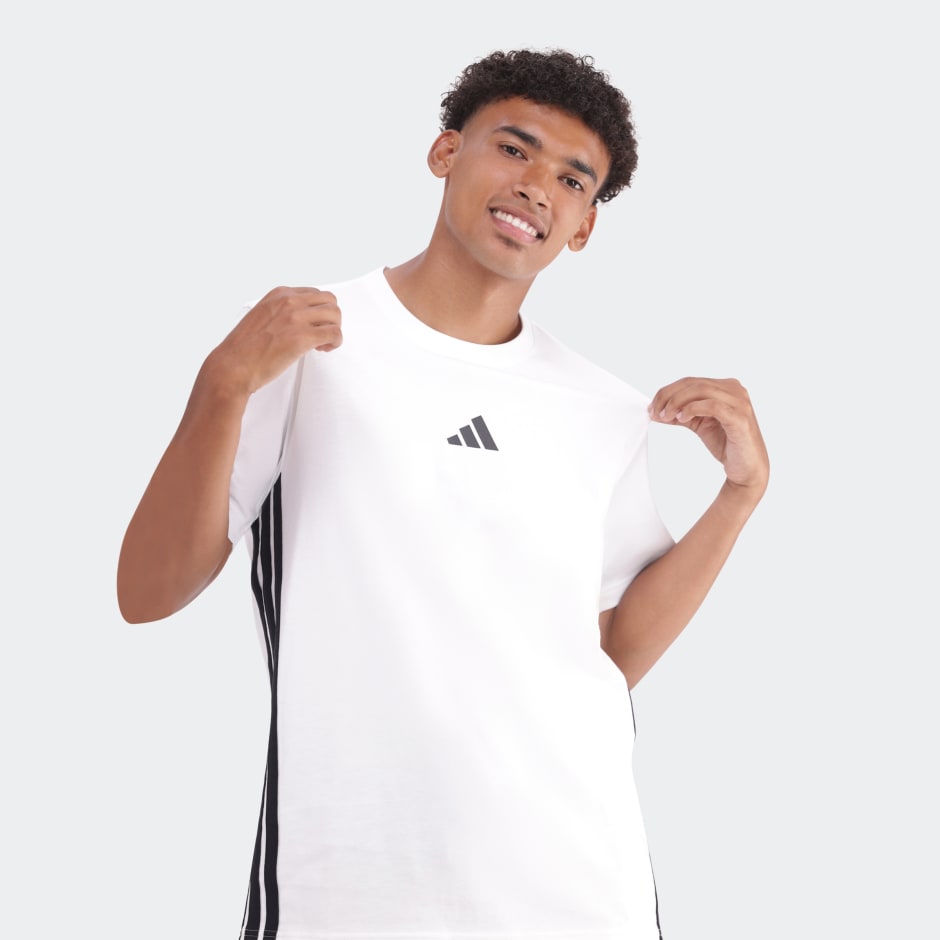 Essentials 3-Stripes Single Jersey T-Shirt