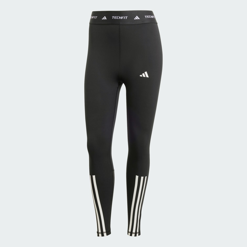 TECHFIT 3-Stripes 7/8 Leggings