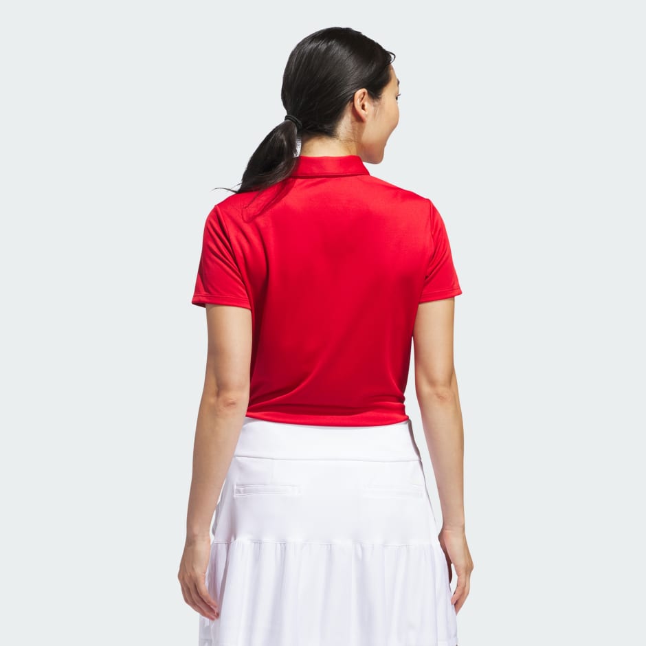 Women's Solid Performance Short Sleeve Polo Shirt