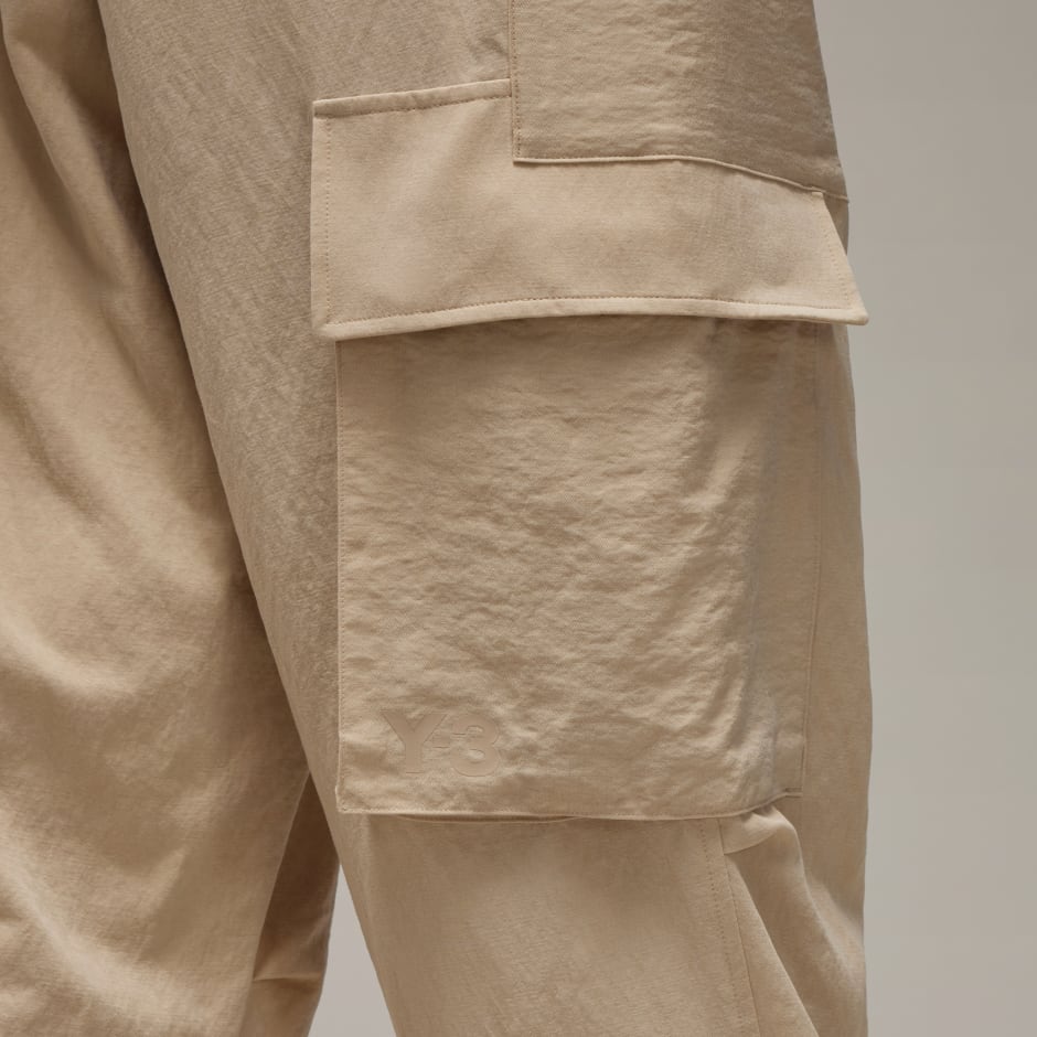 Y-3 Washed Twill Cuffed Cargo Pants