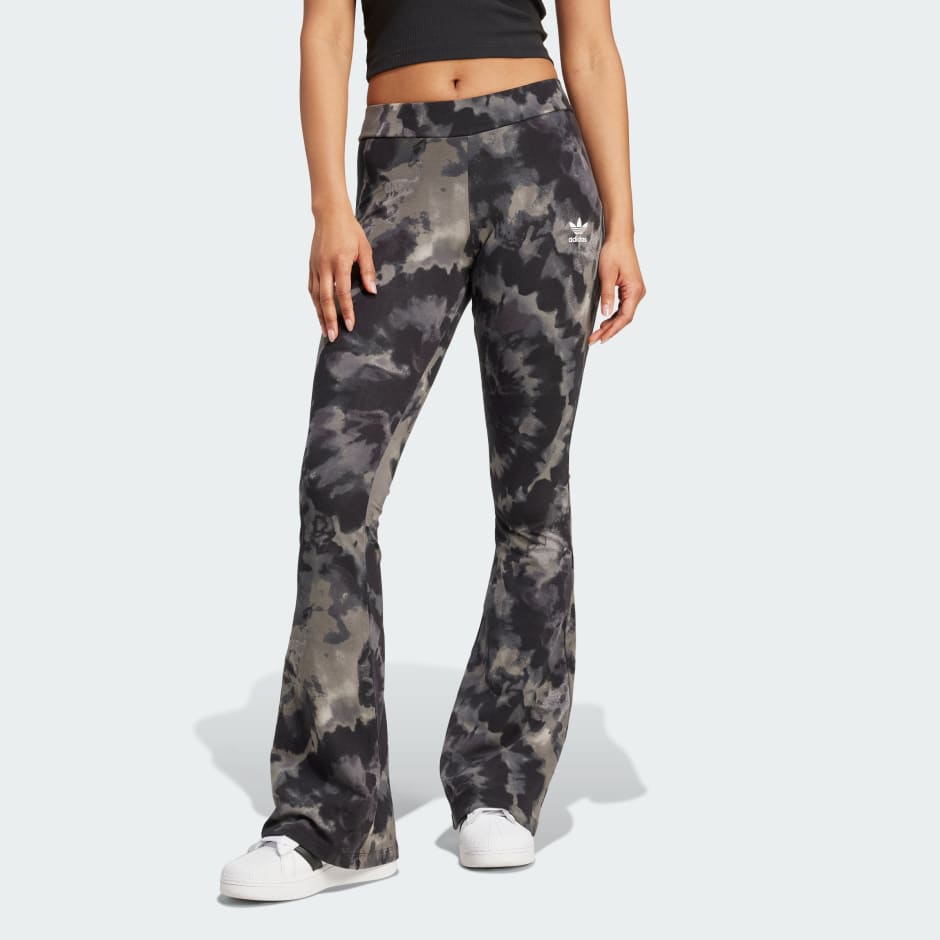 Tie-Dyed Flared Pants