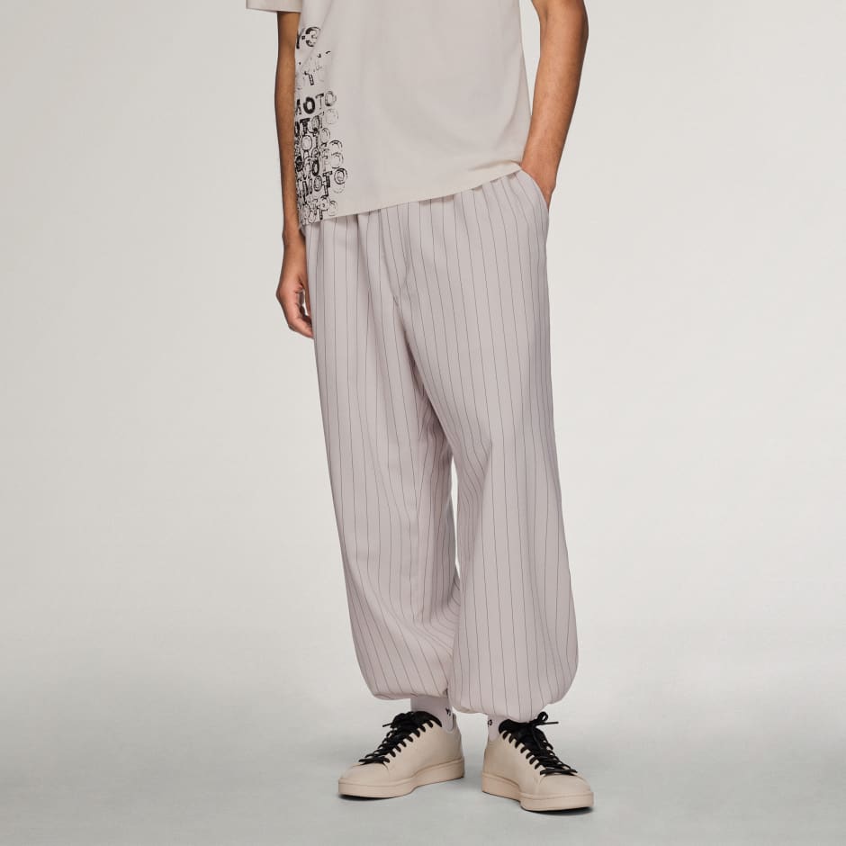 Y-3 SPORT UNIFORM PINSTRIPE TRACK PANTS