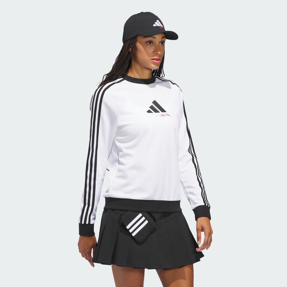 Bluză sport cu mânecă lungă și guler rotund adidas x Jay3lle