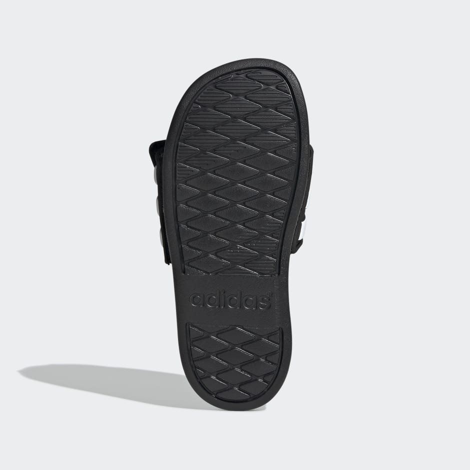 adidas Adilette Comfort Adjustable Slides - Black | adidas UAE