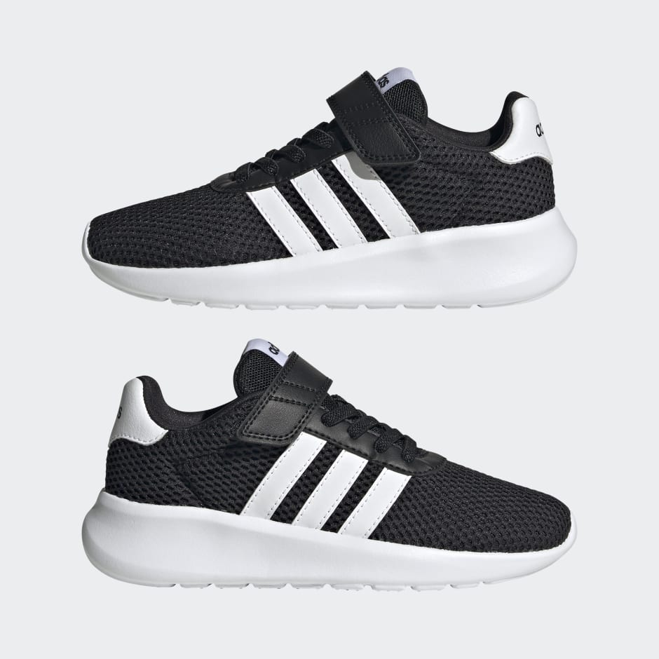 Colector recuerdos nostalgia Kids Shoes - Lite Racer 3.0 Lifestyle Running Hook-and-Loop Top Strap Shoes  - Black | adidas Saudi Arabia