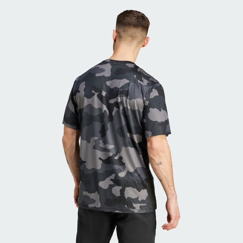 Train Essentials Camo Allover Print Tee