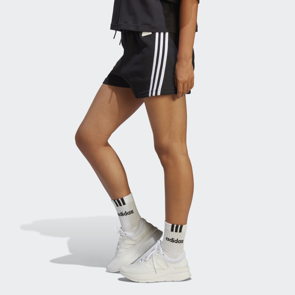 Women's Clothing - Future Icons 3-Stripes Shorts - Black | adidas Egypt