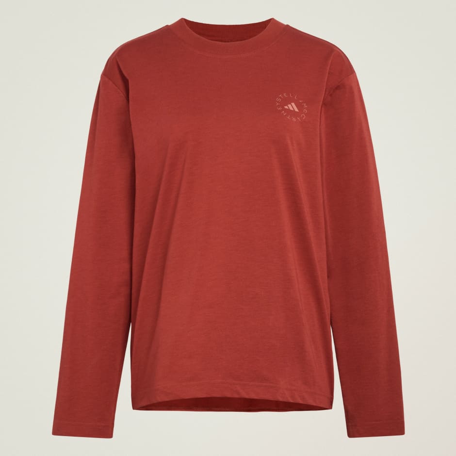 Tricou cu m&acirc;necă lungă adidas by Stella McCartney