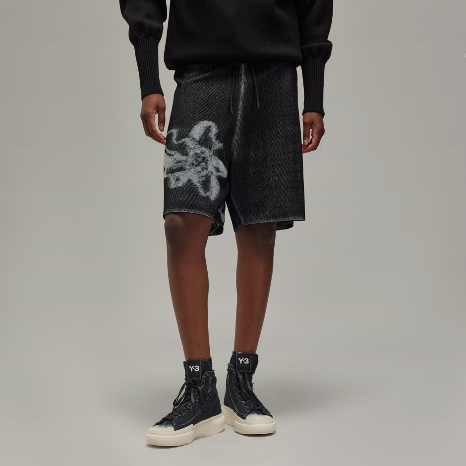 Y-3 Graphic Knit Shorts