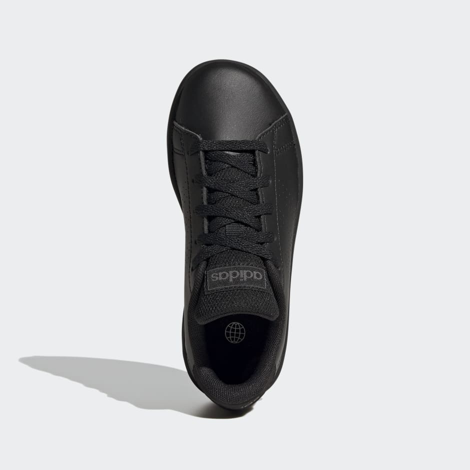 Kids Shoes - Advantage Lifestyle Court Lace Shoes - Black | adidas Egypt