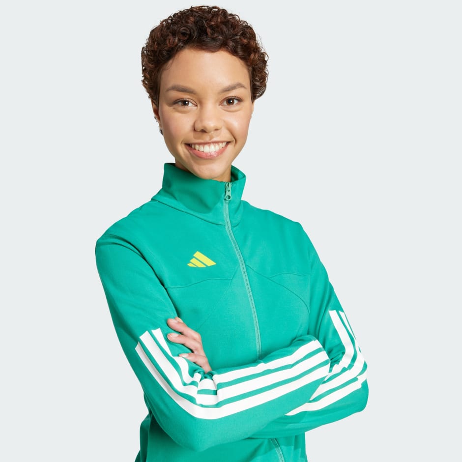 Tiro Cut 3-Stripes Slim Fitted High-Neck Track Top