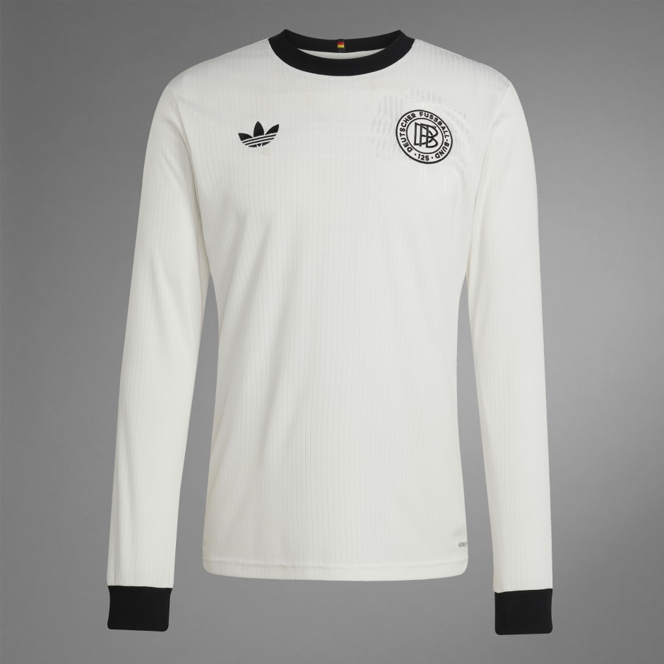 adidas Germany Anniversary Long Sleeve Jersey - White adidas Germany Anniversary Long Sleeve Jersey - White