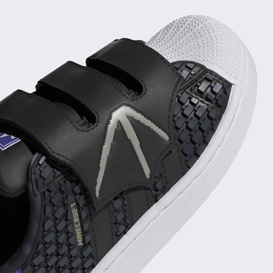 ADIDAS MINECRAFT SUPERSTAR II COMFORT CLOSURE SHOES