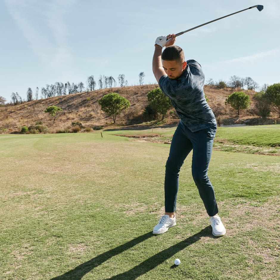 Go-To Printed Mesh Polo Shirt