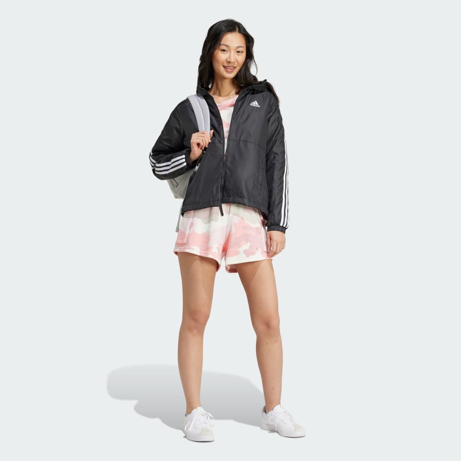 Short cargo imprim&eacute; camouflage 3 bandes Essentials